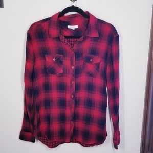 Beachlunchlounge red and black flannel